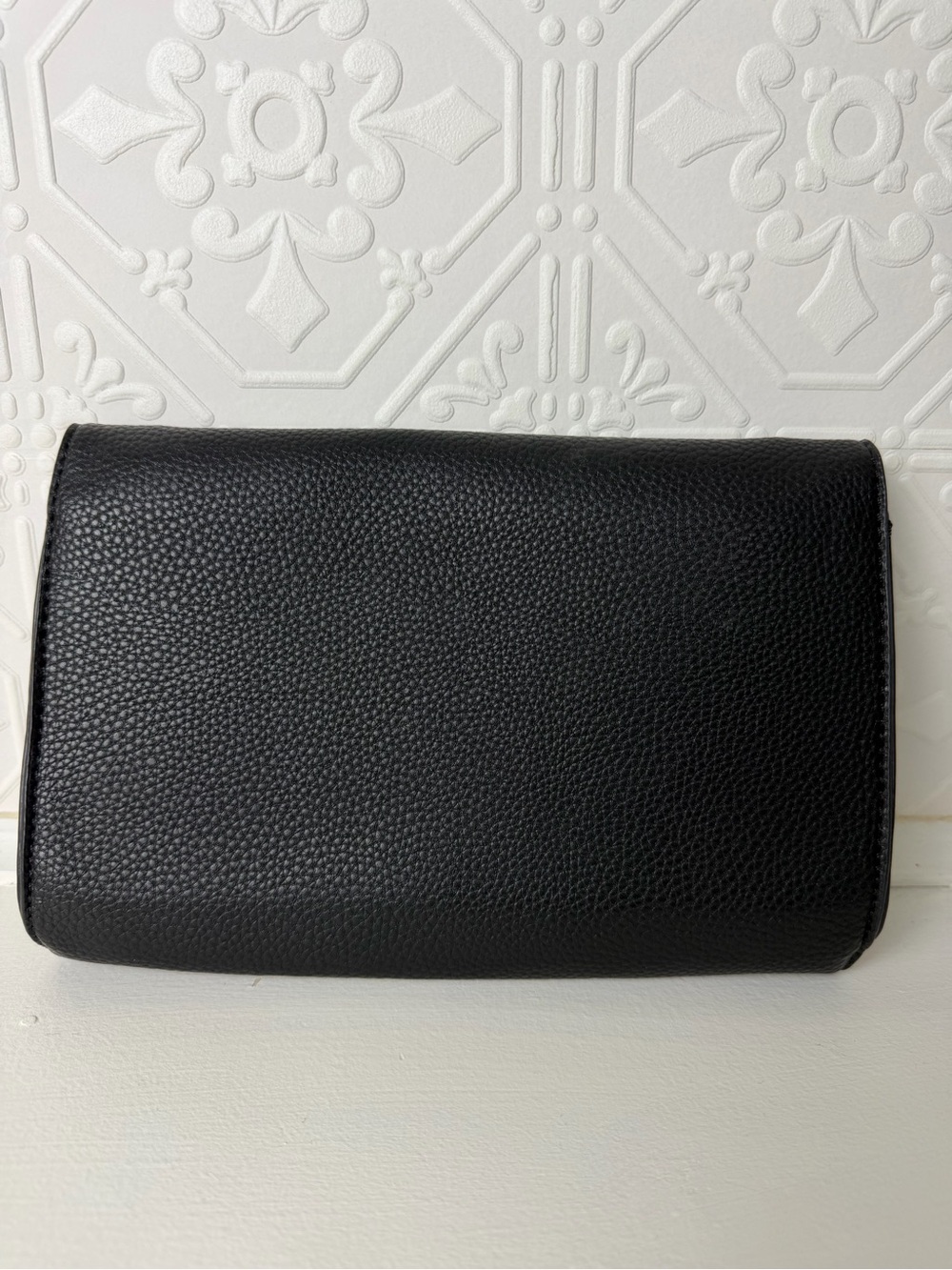 Black Embroidered Butterfly Floral Studded Wallet Wristlet Whimsigoth Y2K Clutch - Picture 3 of 10